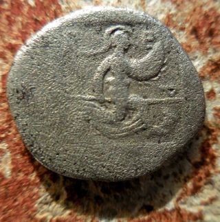 Rare Thessaly,  Perrhaiboi.  450 Bc.  Silver Obol,  Bridled Horse,  Athenia Itonia photo