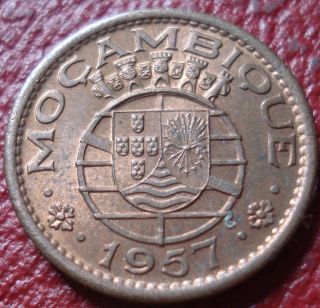 1957 Mozambique 50 Centavos In Uncirculated photo