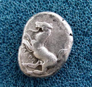 Ancient Thrace Maroneia Stater Maroneia 386 - 347 Bc.  Silver Very Rare photo