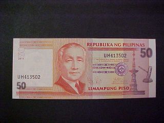 2011 Philippines Paper Money - 50 Piso Banknote photo