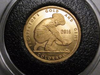 2016 Prospector ' S Gold & Gems 1/10 Troy Oz.  999,  Fine Gold Round.  3 photo