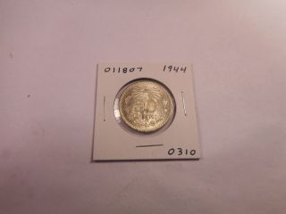 1944 Mexico Silver 50 Centavos Collector Coin - 011807 photo