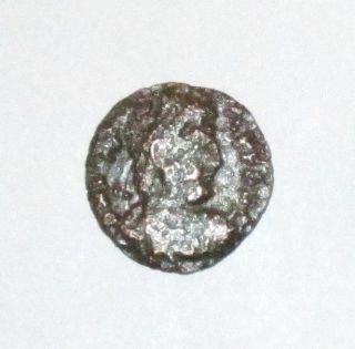 Ancient Roman Bronze Coin—emperor Valens—ad 364 - 378—victory Angel Reverse photo