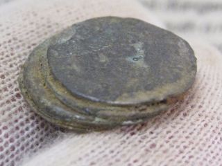 4 Coin Clump Silver 1/2 Reales From The El Cazador Shipwreck.  Spanish Mexico. photo