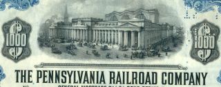 1945 Pennsylvania Railroad Company Bond Stock Certificate Pa photo