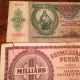 Hungary 10 Pengo Banknote 1936 & Hungary 1 Milliard Pengo 1946 Banknote Paper Money: World photo 1