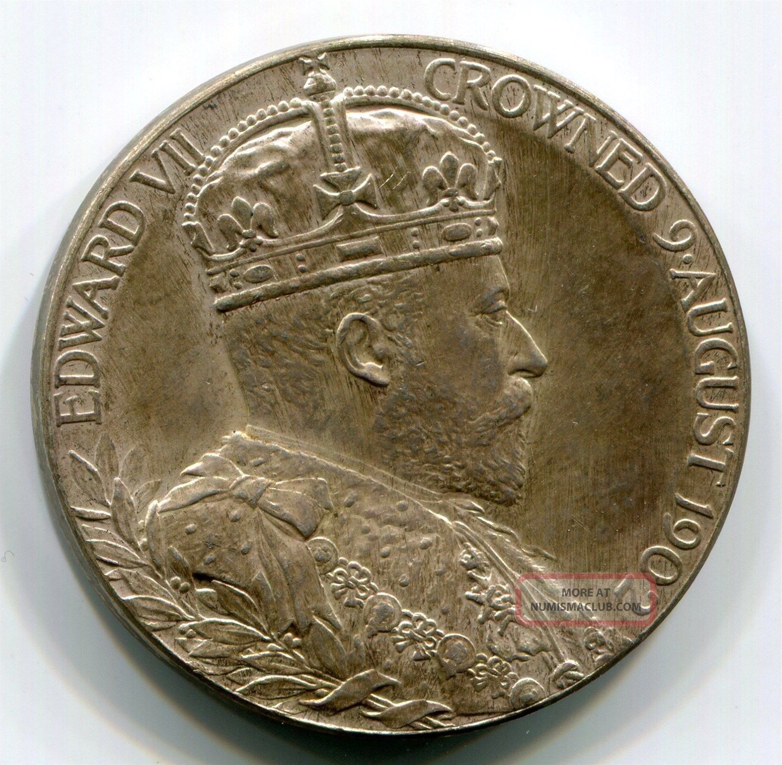 Great Britain - 1902 Edward Vii & Alexandra Coronation Medal Exonumia photo