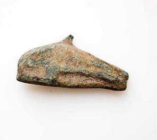 Ancient Greek Sarmatia Olbia Black Sea Dolphin Coin 5th - 4th Bc Cast Ae D2161 photo