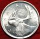 Uncirculated 1955 Canada 25 Cents Silver Foreign Coin S/h Coins: Canada photo 1