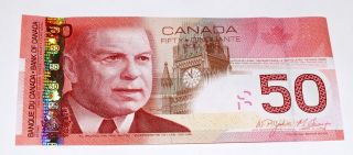 Canada Journey Series 50 Dollar Note Jenkins Carney 2004 photo