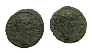 Nikopolis_septimius Severus 193 - 211 2 Small Bronze Colonies 7.  30g/17mm R - 795 photo
