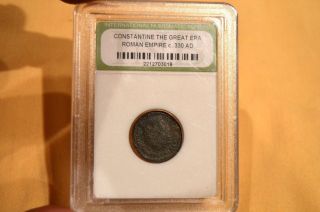 Roman Imperial Constantine The Great Era Ancient Bronze Coin C.  330 A.  D. photo