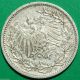 German Empire Silver Coin 1/2 Mar.  900 Fein Silver 1905 F Germany photo 1