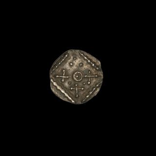 British Anglo Saxon Silver Sceat Coin - 710 Ad photo