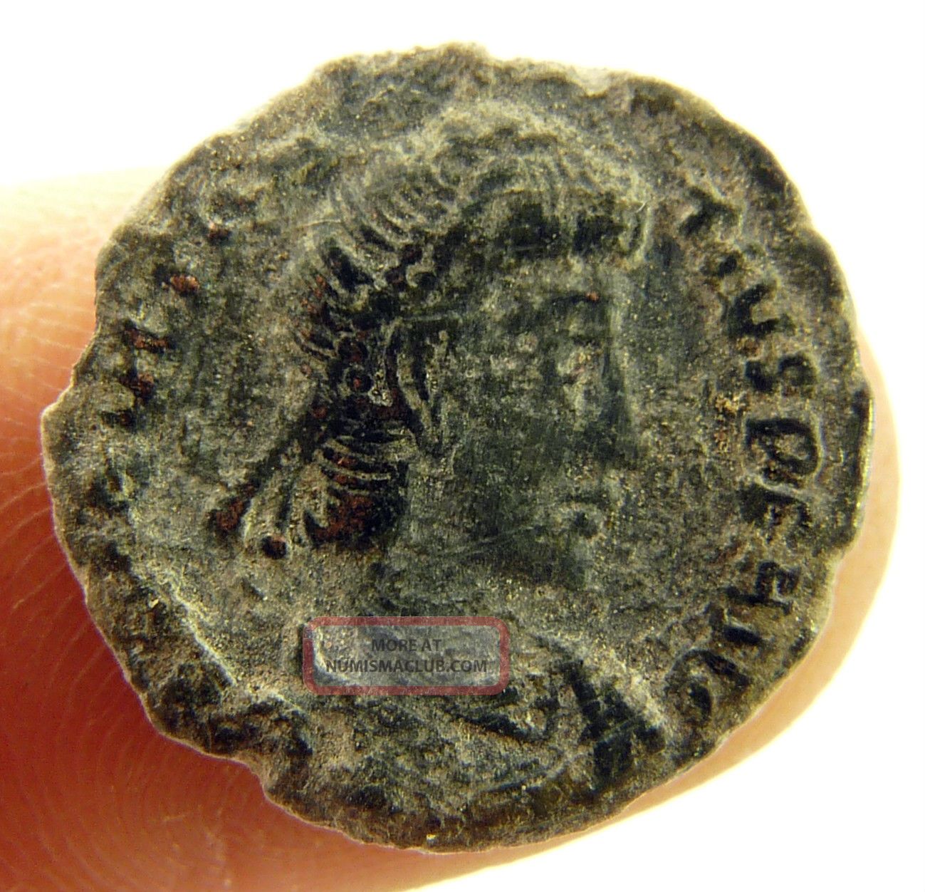 Emperor Ad Roman Bronze Coin Antique Old Roman Soldier