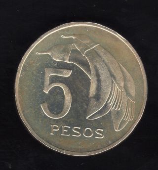 Uruguay Ensayo 5 Pesos 1968,  Silver photo