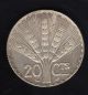 Uruguay 20 Centesimos 1930,  Silver Very South America photo 1