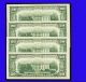 4 In A Row Chicago L@@k Fr 2063 - G $20 1950d Federal Four Consecutive Gem Cu Small Size Notes photo 1