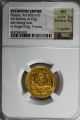 Gold Solidus Ad602 - 610 Mintstate Byzantine Phocas Uncirculated Ngc Luster Coins: World photo 2