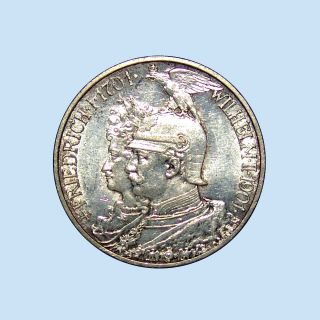 1901 2 Mark,  Silver,  200 - Th Anniversary Kingdom Of Prussia,  German States,  Unc photo