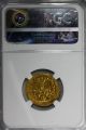 Gold Solidus Ad582 - 602 Byzantine Maur.  Tiberius Eye Appeal Uncirculated Ngc Coins: World photo 3