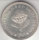 1961 South Africa Silver 2 1/2 Cents Transitional,  Bu,  Km - 58 Africa photo 2