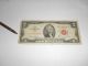 $2.  00 Federal Reserve Note,  1953 A,  A 17985297 A,  Red Seal,  G Small Size Notes photo 1