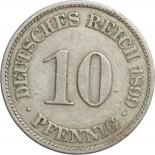 Germany,  Empire 10 Pfennig,  1899 A photo