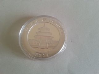 2004 Year China 1oz Silver Chinese Panda Coin 10yuan 40mm photo