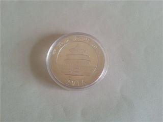 2015 Year China 1oz Silver Chinese Panda Coin 10yuan 40mm photo