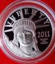 2011 American Eagle 1oz.  Platinum $100.  00 Proof Coin Platinum photo 4