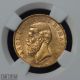 1890 - B Romania Gold 20 Lei Ngc Ms61 Coins: World photo 1