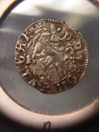 Matthias Corvinus Denar,  1458 - 1490 Hungary Silver Coin photo