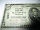 $5 1929 Plantsville Connecticut Ct National Currency Bank Note Bill Vf 12637 Paper Money: US photo 1