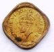 India British 1/2 Anna 1942 Km 534b.  1 George Vi King Emperor - Rare Square Coin British photo 1