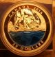 Polar Bear Blue Enamel $20 2016 Pure Silver Coin.  Northern Lights.  Master ' S Club Coins: Canada photo 3