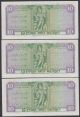Srilanka (ceylon) 10 Rupees Note,  1975 - 10 - 06,  5 Consecutive Unc Note. Asia photo 1
