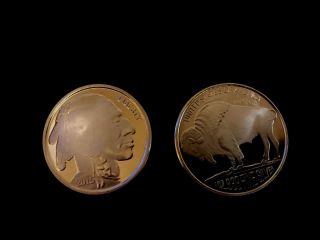2015 American Indian Buffalo - 1 Oz Coin.  999 Silver Bullion Round photo