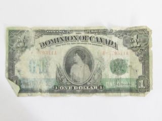 Dominion Of Canada One Dollar March 17,  1917 photo