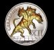Hercules Three Headed Beast Called Cerberus Gilded 1 Ounce.  999 Pure Silver Coin Silver photo 1