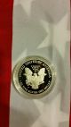 2002 W American Eagle 1 Oz Silver Proof Coin - Display Box & Coins photo 5