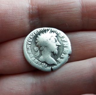 Roman Denarius Silver Coin Marcus Aurelius 161 - 180 Ad 25 photo