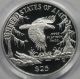 1999 - W Statue Of Liberty Quarter - Ounce Platinum Eagle $25 Pr 69 Dcam Pcgs 1/4 Oz Platinum photo 3