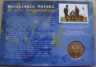 Blister 2 Zl - Polish Accession To The European Union - 2004 photo