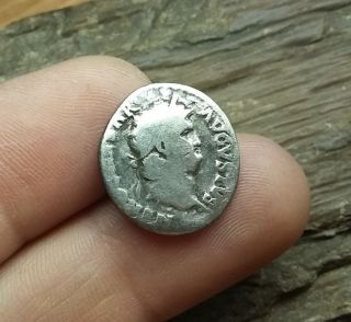 Rare Antique Coin Silver Roman Denarius Nero 54 - 68 A.  D 0530 photo