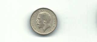Great Britain Uk 1920 Sixpence Silver Coin photo