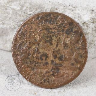 Copper - 1786? Voc Utrecht Us Colonial Era Half Duit (york Penny) 3g - Coin photo
