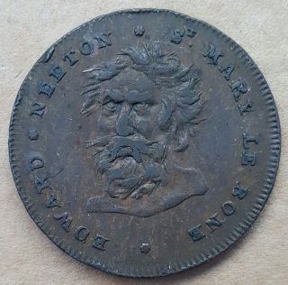 1795 Great Britain Middlesex Neeton Half Penny Conder Token D&h 390 photo