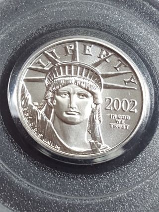 2002 Platinum Eagle $25 Ms 69 Pcgs photo