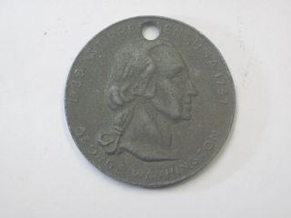 George Washington 1st President 1789 - 1797 Commemorative Funeral Medal Token photo
